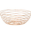 fruteira de metal oval