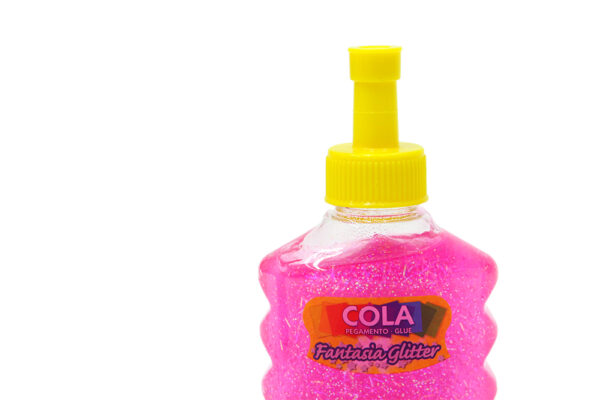Cola Fantasia Glitter rosa