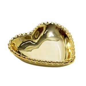 Mini Bowl de Porcelana Enfeire Decorativo Dourado - Loja Big