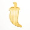Petisqueira de Bambu Formato de Pimenta 36×16cm