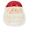 Prato Natalino de Cerâmica Barba de Papai Noel 18cm (1)